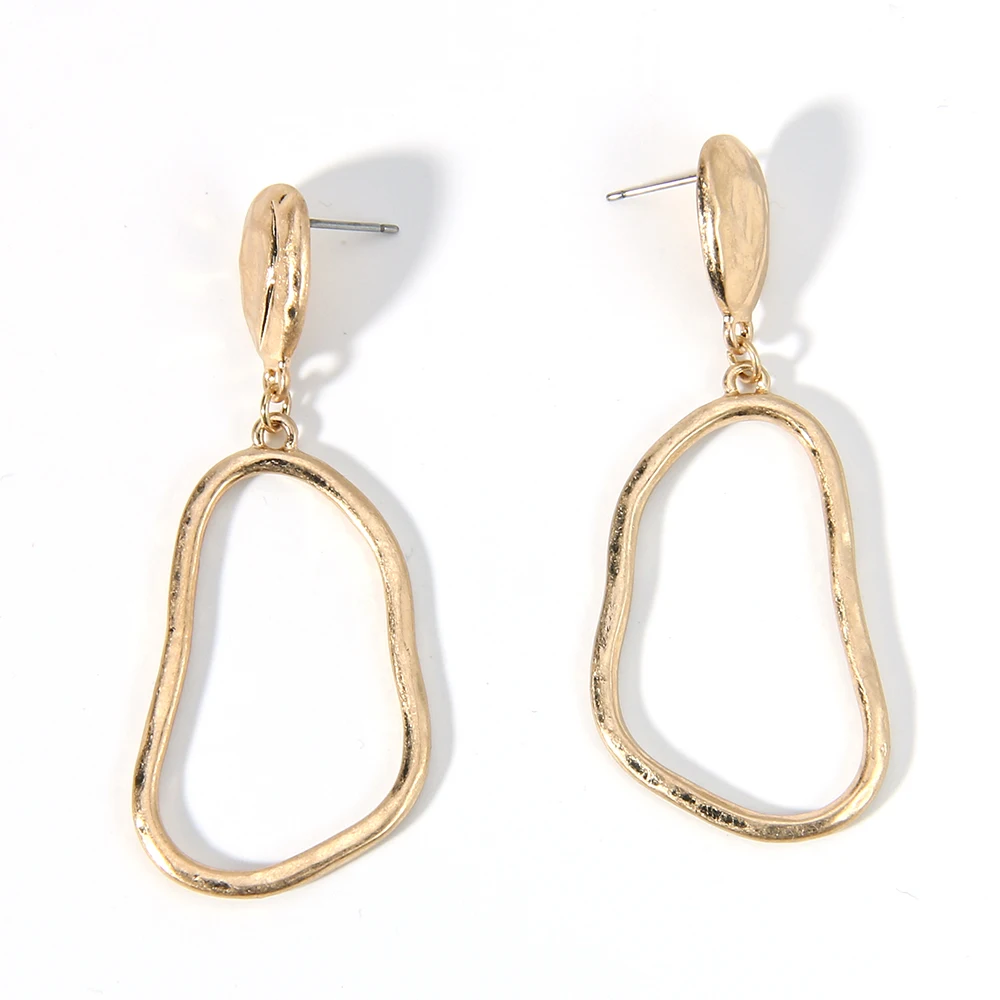 Gold Filled Irregular Circle Alloy Long Earrings Pendant Women Accessories Geometric Female Earrings Fashion Metal Jewelry Gifts
Gold Filled Irregular Circle Alloy Long Earrings Pendant Women Accessories Geometric Female Earrings Fashion Metal Jewelry Gifts