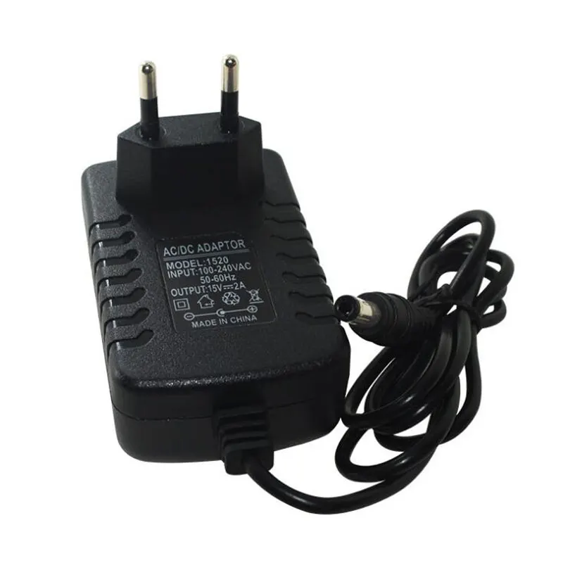 EU Plug 15V 2A DC Power Adapter 15V 2000MA Scanner Power Supply Rod Audio Charger
EU Plug 15V 2A DC Power Adapter 15V 2000MA Scanner Power Supply Rod Audio Charger