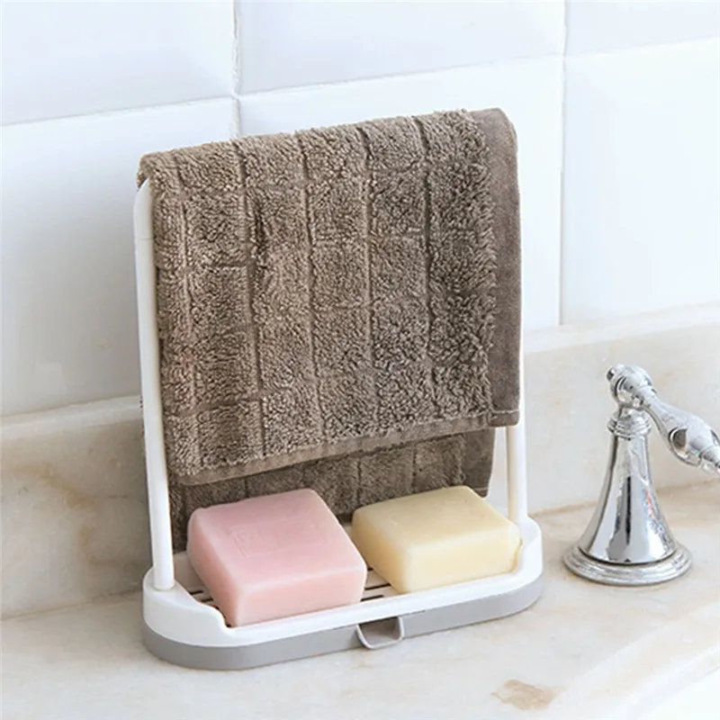 Practical Removable Bathroom Home Kitchen Plastic Towel Rack Kitchen Washing Cloth Sponge Draining Holder Shelf Organizer
Practical Removable Bathroom Home Kitchen Plastic Towel Rack Kitchen Washing Cloth Sponge Draining Holder Shelf Organizer