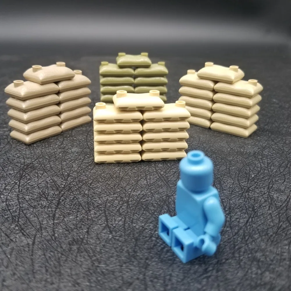 50Pcs/Lot Building Blocks Sandbag Trench Scene For War Military Army Soldier Compatible DIY Mini Bricks Basic Blocks MOC X149
50Pcs/Lot Building Blocks Sandbag Trench Scene For War Military Army Soldier Compatible DIY Mini Bricks Basic Blocks MOC X149