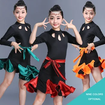 SONGYUEXIA Children's Latin Dance Dress Skirt Girl's Artistic Gymnastics Practice Examination Flamengo Latin Dance Clothing
SONGYUEXIA Children's Latin Dance Dress Skirt Girl's Artistic Gymnastics Practice Examination Flamengo Latin Dance Clothing
