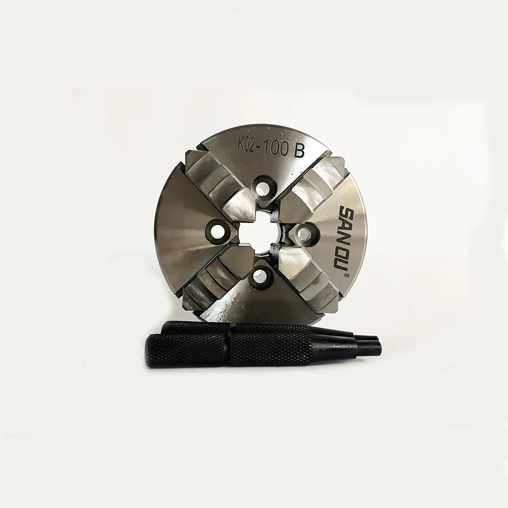 4'' inch four jaw wood lathe chuck 100mm K02-100B with hardened steel use for diy wood lathe
4'' inch four jaw wood lathe chuck 100mm K02-100B with hardened steel use for diy wood lathe