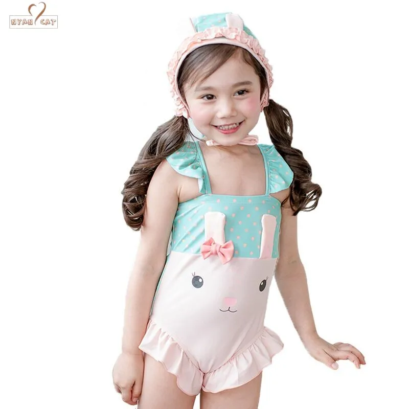 New summer baby girls swimwear+hat 2pc set Cartoon swimming suit infant toddler kids children beach bath suit rabbit swimwear
New summer baby girls swimwear+hat 2pc set Cartoon swimming suit infant toddler kids children beach bath suit rabbit swimwear