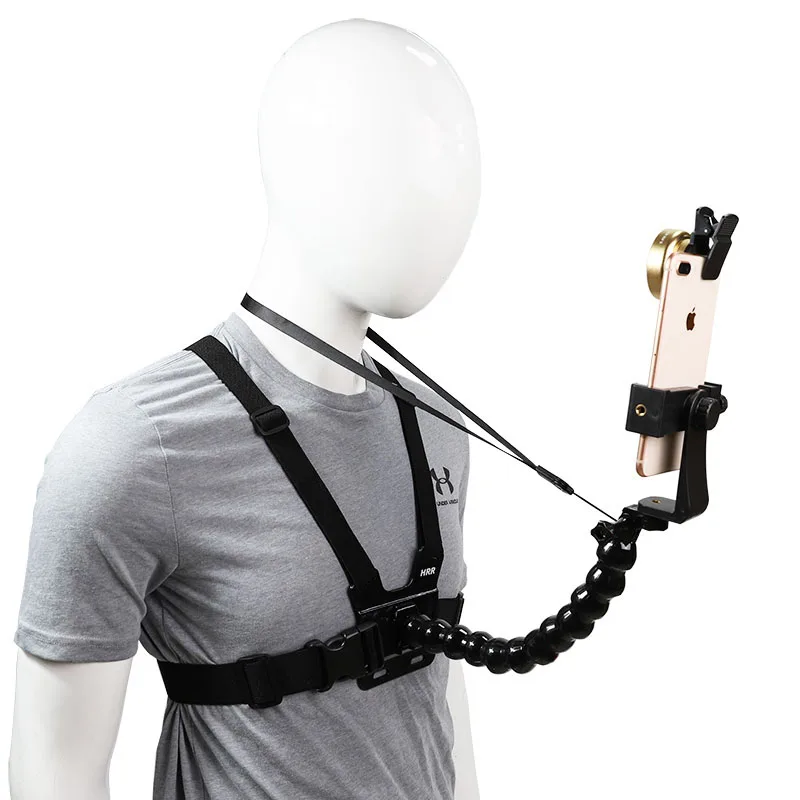 Mobile Phone Outdoor Live Support Holder Chest Strap Mount for iPhone Huawei Cycling Fishing CellPhone Fixed Bracket Accessories
Mobile Phone Outdoor Live Support Holder Chest Strap Mount for iPhone Huawei Cycling Fishing CellPhone Fixed Bracket Accessories