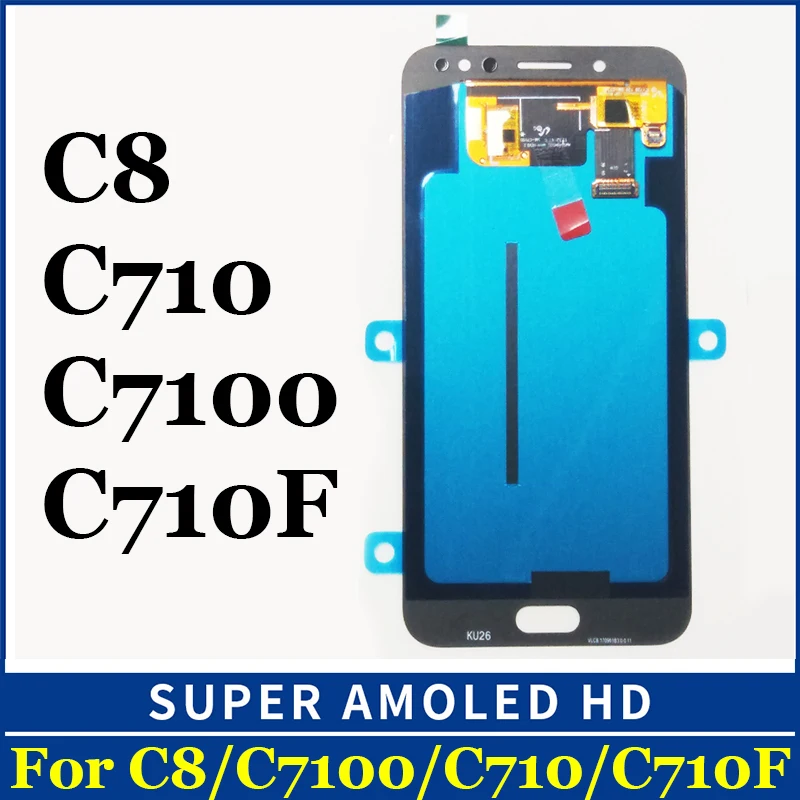 OLED for SAMSUNG Galaxy C8 C7 2017 C710F/DS C7100 LCD Display Touch Screen Digitizer Assembly Replacement Black white
OLED for SAMSUNG Galaxy C8 C7 2017 C710F/DS C7100 LCD Display Touch Screen Digitizer Assembly Replacement Black white