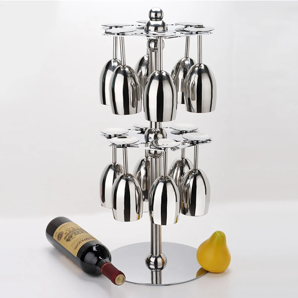 Set of 2 Stainless Steel Wine Champagne Drinks Cups Glasses Goblets Silver Set of 2 Stainless Steel Wine Champagne Drinks Cups Glasses Goblets Silver