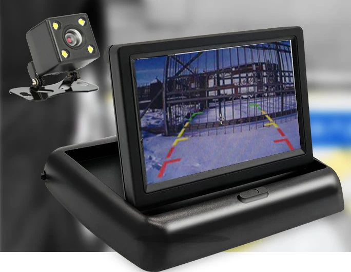 CCD HD Waterproof Parking Monitors System, 4 LED Night Vision Car Rear View Camera + 4.3 inch Car Rearview Mirror Monitor
CCD HD Waterproof Parking Monitors System, 4 LED Night Vision Car Rear View Camera + 4.3 inch Car Rearview Mirror Monitor
