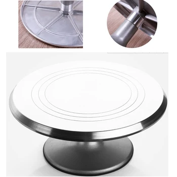 RSCHEF 1 PCS Baking Tool 12 Inch Aluminum Alloy Mounted Cream Cake Mounted On The Rotary Table
RSCHEF 1 PCS Baking Tool 12 Inch Aluminum Alloy Mounted Cream Cake Mounted On The Rotary Table