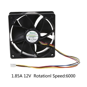 Cooling Fan 12038 12V 1.85A Dual Ball Bearing Brushless 4-Wire PWM Temperature Control Air Cooler Mining Machine Drop Ship
Cooling Fan 12038 12V 1.85A Dual Ball Bearing Brushless 4-Wire PWM Temperature Control Air Cooler Mining Machine Drop Ship
