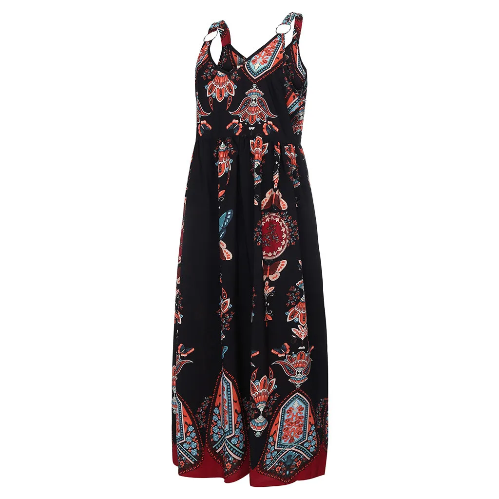 JAYCOSIN clothes dress Plus Size Fashion Women Casual V-Neck Printed Sleeveless Ring Maxi Long 5XL elegant Dress
JAYCOSIN clothes dress Plus Size Fashion Women Casual V-Neck Printed Sleeveless Ring Maxi Long 5XL elegant Dress