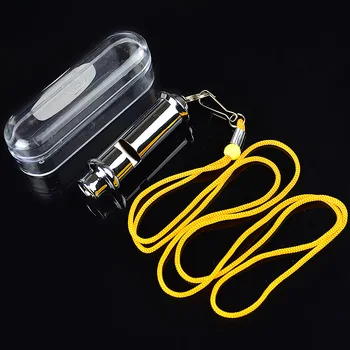 Stainless steel high-frequency high decibel whistle lifesaving metal outdoor survival whistle
Stainless steel high-frequency high decibel whistle lifesaving metal outdoor survival whistle