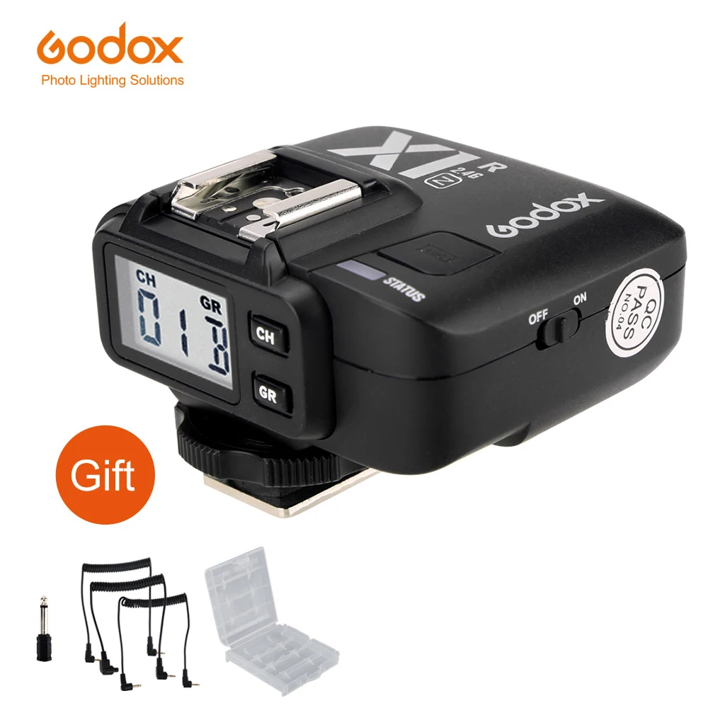 

Godox X1R-N 2.4G Wireless Receiver For X1N Trigger Transmitter Nikon DLSR D800 D3X D3 D2X D2H D1H D1X D700 D300 D200 D100