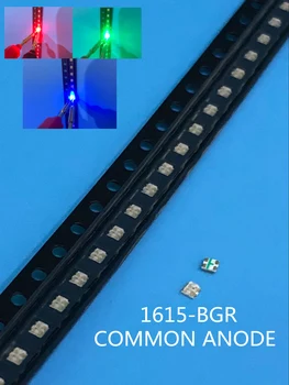 200PCS/Lot BGR SMD 0603 RGB Common Anode Led 0606 RGB LED Diode 4-Bin Size:1.6*1.6*0.55mm colorful Red/Green/Blue 1615
200PCS/Lot BGR SMD 0603 RGB Common Anode Led 0606 RGB LED Diode 4-Bin Size:1.6*1.6*0.55mm colorful Red/Green/Blue 1615