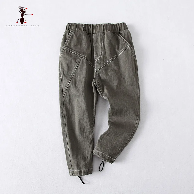 KungFu Ant 2017 New Arrival CasuaL Solid Spring Full Length Cotton High Quality Boys Pants Trousers 2642
KungFu Ant 2017 New Arrival CasuaL Solid Spring Full Length Cotton High Quality Boys Pants Trousers 2642