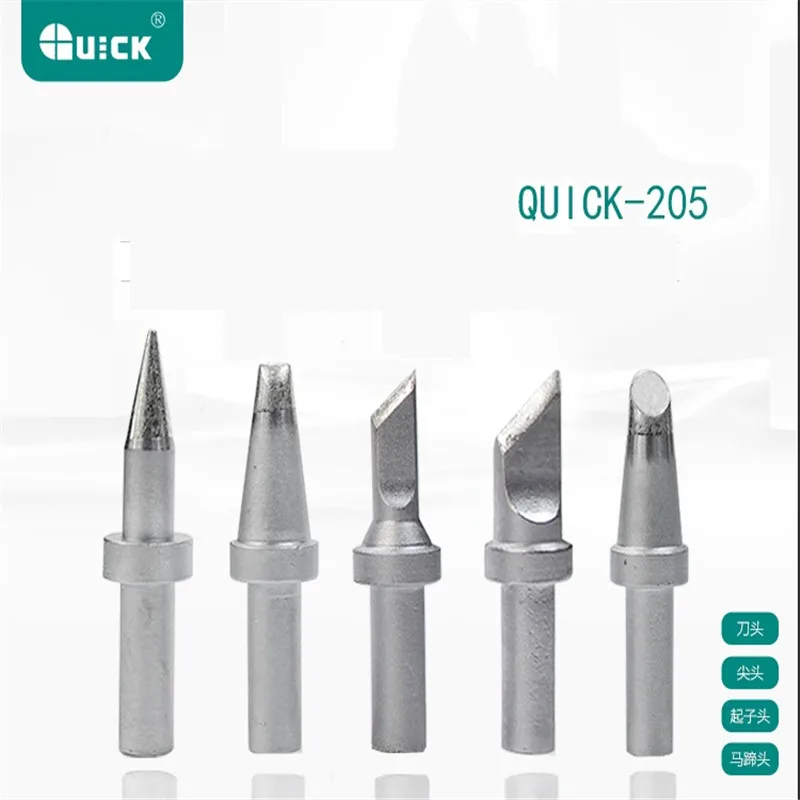 QUICK 205 welding station dedicated iron head,Tip 500-K 500-5C 500-B tip,QUICK original 500 series iron head,Used for QUICK 205
QUICK 205 welding station dedicated iron head,Tip 500-K 500-5C 500-B tip,QUICK original 500 series iron head,Used for QUICK 205