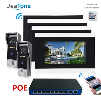 Touch Screen Wireless WIFI IP Video Door Phone Intercom Video Doorbell Villa Access Control System Motion Detection 2 to 4 POE
Touch Screen Wireless WIFI IP Video Door Phone Intercom Video Doorbell Villa Access Control System Motion Detection 2 to 4 POE