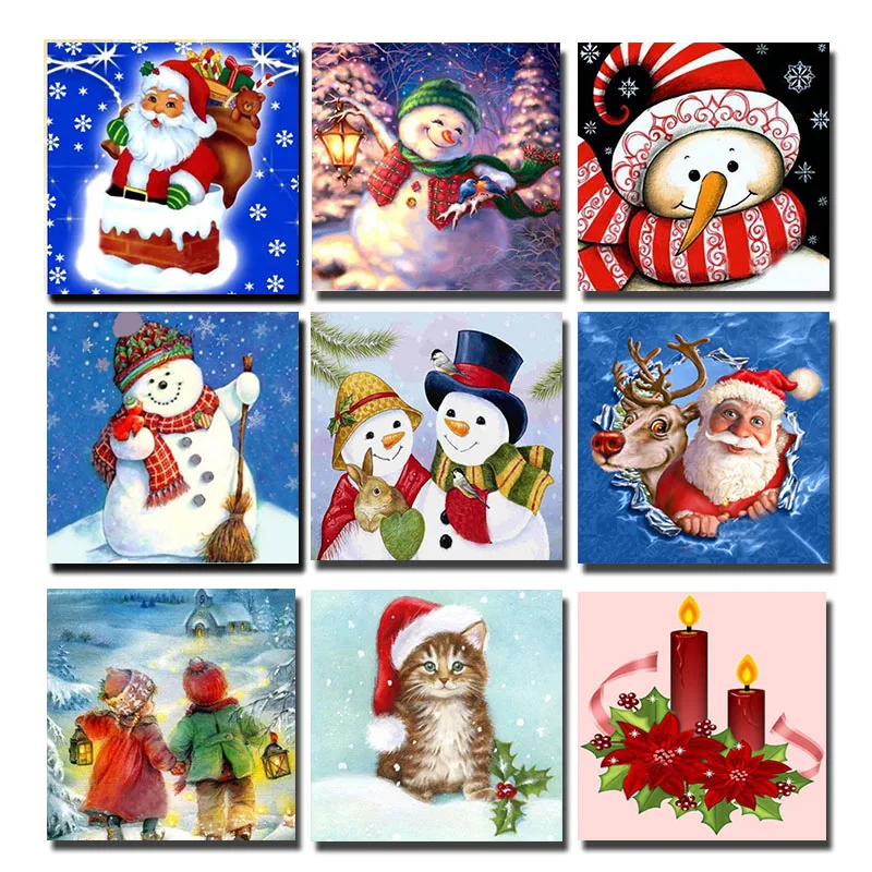 5D DIY Full Drill Diamond Painting Cross Stitch Kit Mosaic Pattern Christmas Cards Gifts Diamond Embroidery Home Decor
5D DIY Full Drill Diamond Painting Cross Stitch Kit Mosaic Pattern Christmas Cards Gifts Diamond Embroidery Home Decor