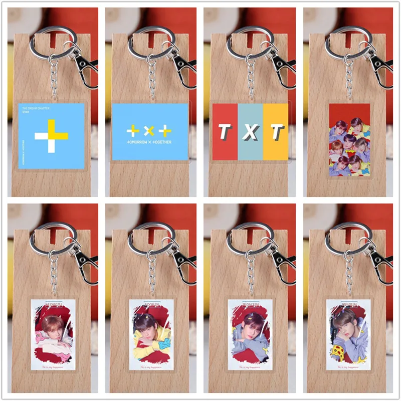 10 pcs/lot KPOP TXT Acrylic Keychain Toy TOMORROW X TOGETHER Bag Pendant Double sided Key Ring Gifts
10 pcs/lot KPOP TXT Acrylic Keychain Toy TOMORROW X TOGETHER Bag Pendant Double sided Key Ring Gifts