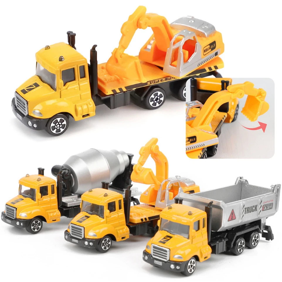 Construction Truck Toys Diecast mini alloy vehicle Engineering Car Model hot kids toys for children 1:64
Construction Truck Toys Diecast mini alloy vehicle Engineering Car Model hot kids toys for children 1:64