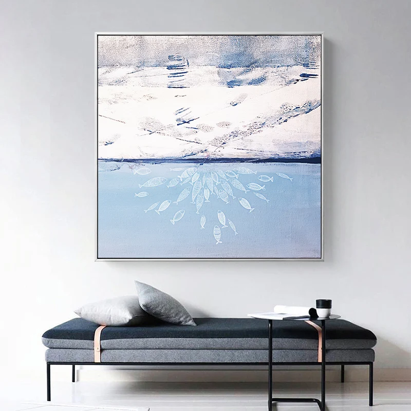 Abstract blue set sea n fish canvas painting poster and print fahion decor wall art picture for living room bedroom dinning room
Abstract blue set sea n fish canvas painting poster and print fahion decor wall art picture for living room bedroom dinning room