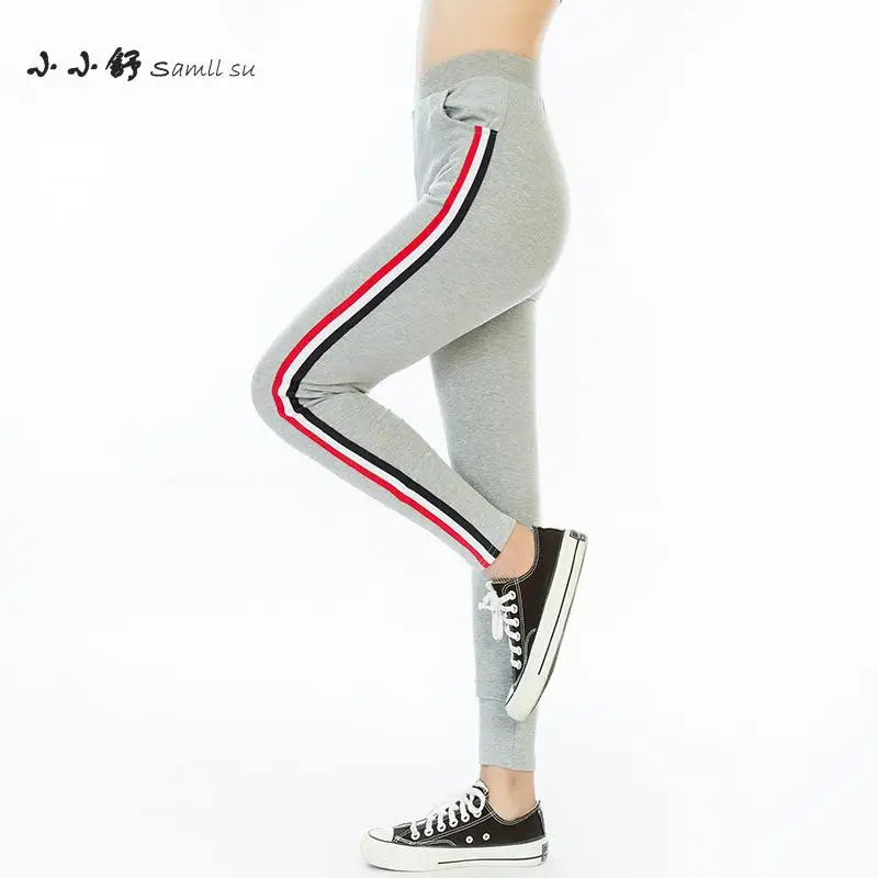 Small Su 2017 Summer Black Grey Leggings High Elastic Waist Side Striped Slim Pencil Pants Trousers Women Pantalon Femme Mujer
Small Su 2017 Summer Black Grey Leggings High Elastic Waist Side Striped Slim Pencil Pants Trousers Women Pantalon Femme Mujer