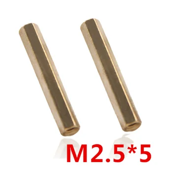 Hex nut / screw M2.5x5 Hex head Brass Threaded Pillar Female PCB Stand Off Spacer
Hex nut / screw M2.5x5 Hex head Brass Threaded Pillar Female PCB Stand Off Spacer