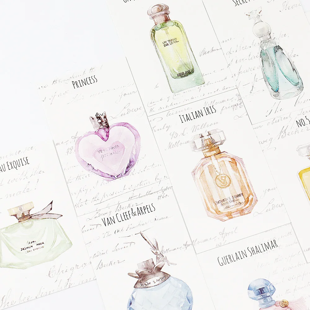 5.2*8cm 54pcs Mini Card perfume bottle theme multi-use as Scrapbooking Craft Paper DIY Decoration gift card message card
5.2*8cm 54pcs Mini Card perfume bottle theme multi-use as Scrapbooking Craft Paper DIY Decoration gift card message card