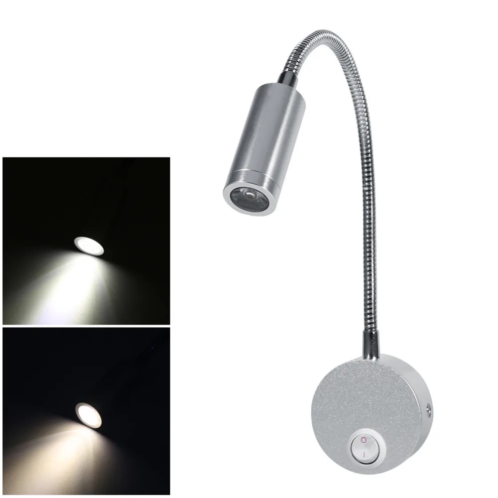 AC 5-265V Cool/Warm White Wall Lamp Reading Working Light With Flexible Gooseneck 1W/3W applique murale luminaire
AC 5-265V Cool/Warm White Wall Lamp Reading Working Light With Flexible Gooseneck 1W/3W applique murale luminaire