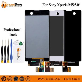 For Sony Xperia M5 LCD Display + Touch Screen + Frame Digitizer Assembly E5603 E5606 E5653 For SONY M5 LCD Replacement Parts
For Sony Xperia M5 LCD Display + Touch Screen + Frame Digitizer Assembly E5603 E5606 E5653 For SONY M5 LCD Replacement Parts