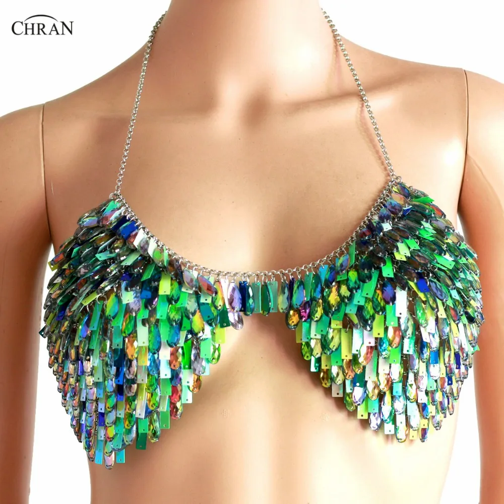 Chran Holographic Beads Sequins Tank Top For Women Chainmail Bra Body Choker Necklace Sexy Festival Lingerie Holiday Jewelry
Chran Holographic Beads Sequins Tank Top For Women Chainmail Bra Body Choker Necklace Sexy Festival Lingerie Holiday Jewelry