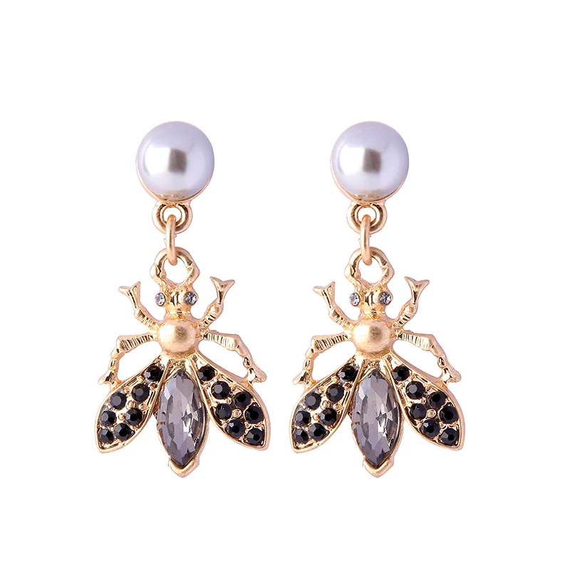 New Arrival Drop Earring Bohemia Vintage Black Glass Acrylic Crystal Bee Earring For Women Handmade Wholesale Date Gift Earring
New Arrival Drop Earring Bohemia Vintage Black Glass Acrylic Crystal Bee Earring For Women Handmade Wholesale Date Gift Earring