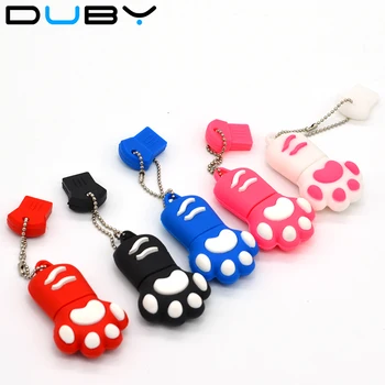 New Design Cat Paw USB Flash Drives 4GB 8GB 16GB 32GB Pen Drive Pendrives USB Disk USB 2.0 Memory Stick Gift free shipping
New Design Cat Paw USB Flash Drives 4GB 8GB 16GB 32GB Pen Drive Pendrives USB Disk USB 2.0 Memory Stick Gift free shipping