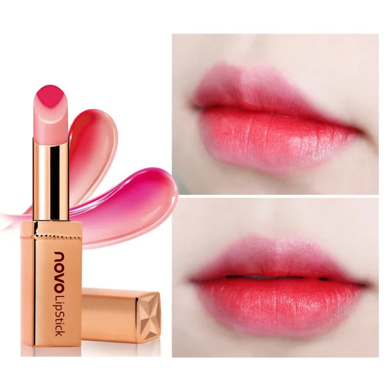 Moisturizer Lipstick Two Color Gradient Waterproof Lipstick Korean style Makeup Lasting Nutritious Lips Cosmetic
Moisturizer Lipstick Two Color Gradient Waterproof Lipstick Korean style Makeup Lasting Nutritious Lips Cosmetic
