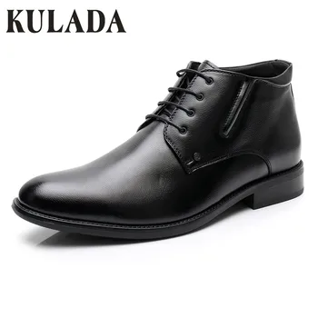 KULADA New Boots Men Winter Leather Ankle Boots Men Lace Up Dress Business Boots Handmade Man Snow Warm Boots Men Winter Shoes
KULADA New Boots Men Winter Leather Ankle Boots Men Lace Up Dress Business Boots Handmade Man Snow Warm Boots Men Winter Shoes
