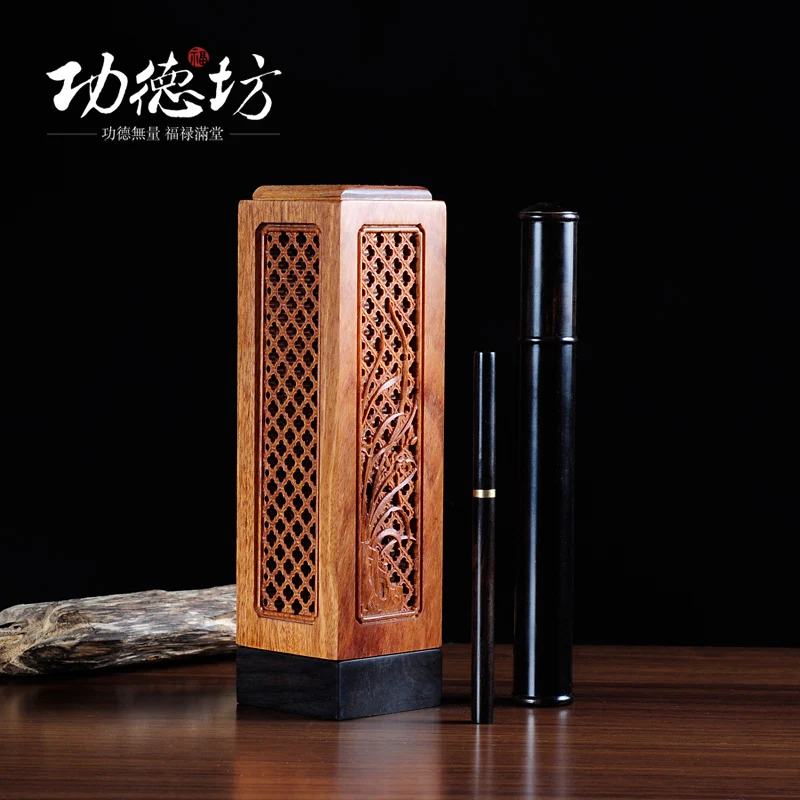 Black rosewood and ebony incense box vertical wooden incense stoves send Fragrant incense tube pin new
Black rosewood and ebony incense box vertical wooden incense stoves send Fragrant incense tube pin new