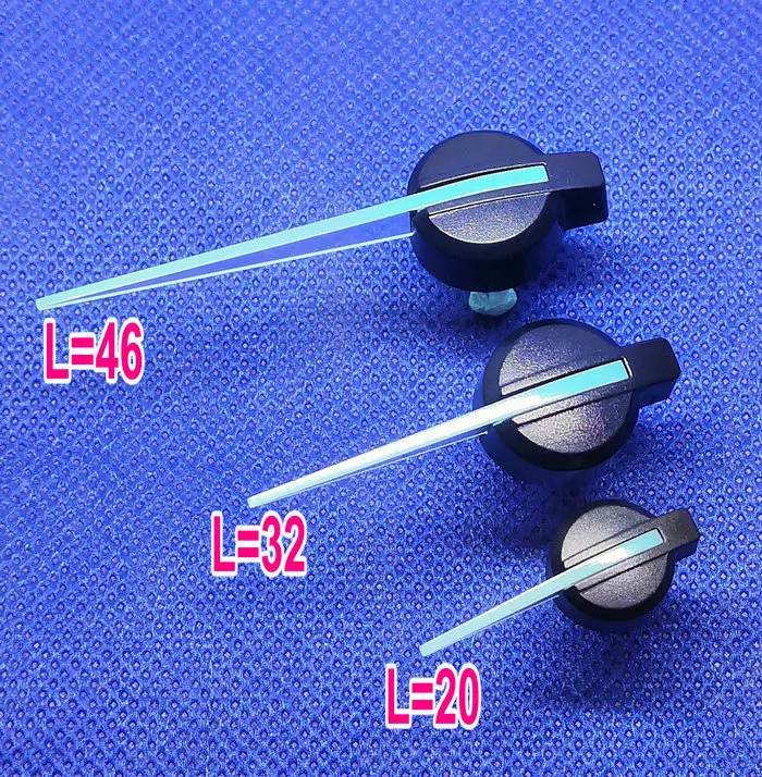 Car instrument pointer, car fuel, water temperature, speed, odometer pointer, DIY Blue pin, ZZL=20,32,46mm
Car instrument pointer, car fuel, water temperature, speed, odometer pointer, DIY Blue pin, ZZL=20,32,46mm