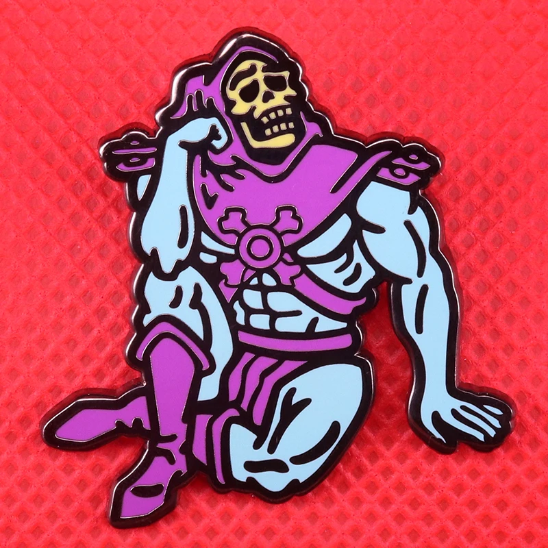 Skull enamel pin purple armour brooch punk gothic badge men horror art jewelry Halloween gift shirt backpack accessoires
Skull enamel pin purple armour brooch punk gothic badge men horror art jewelry Halloween gift shirt backpack accessoires