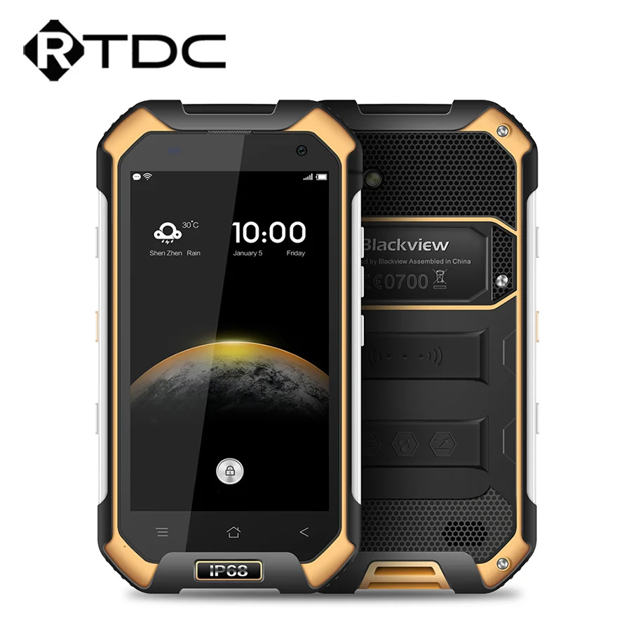 Blackview BV6000 IP68 Waterproof Smartphone 3GB RAM 32GB ROM MT6755 Octa Core 13.0MP Camera 4.7inch 4500mAh Mobile Phone
Blackview BV6000 IP68 Waterproof Smartphone 3GB RAM 32GB ROM MT6755 Octa Core 13.0MP Camera 4.7inch 4500mAh Mobile Phone