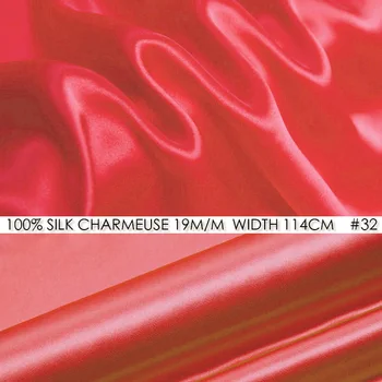 CISULI 100% SILK CHARMEUSE SATIN 114cm width 19momme/100% Pure Mulberry Silk Fabric/Telas Vintage dress Tissu Tomato NO 32
CISULI 100% SILK CHARMEUSE SATIN 114cm width 19momme/100% Pure Mulberry Silk Fabric/Telas Vintage dress Tissu Tomato NO 32