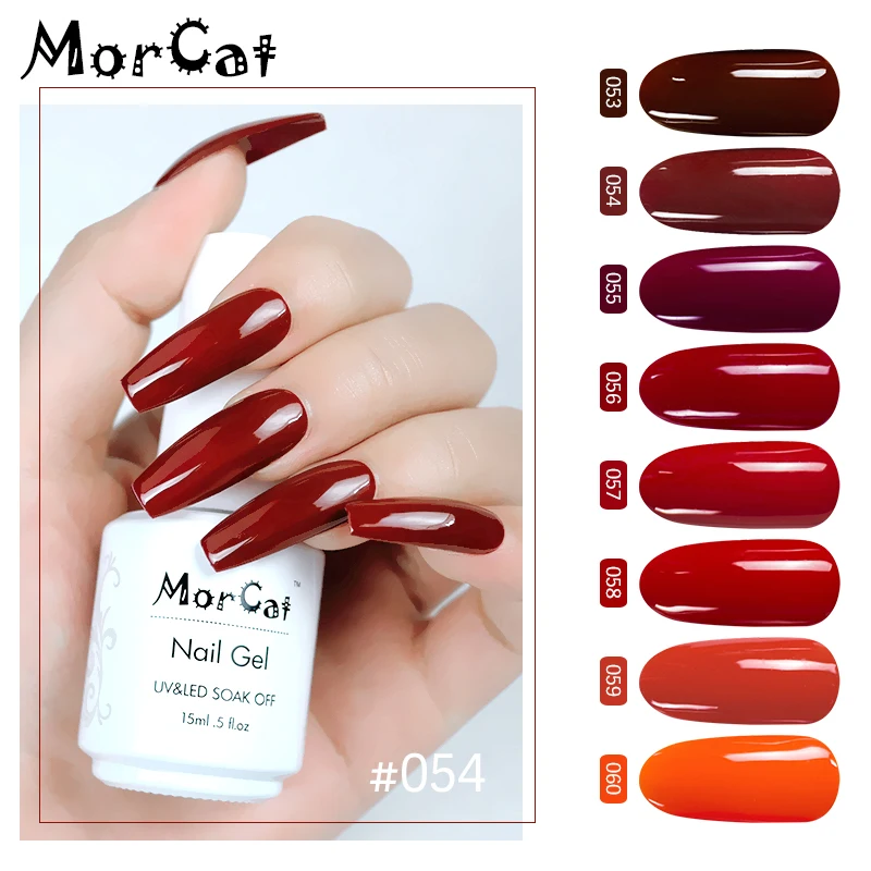 MorCat Wine Red UV Gel Nail Polish Soak off Vernis Semi Permanent UV Gel Lacquer Nail Gel Polish UV Varnish Gel Nail Art
MorCat Wine Red UV Gel Nail Polish Soak off Vernis Semi Permanent UV Gel Lacquer Nail Gel Polish UV Varnish Gel Nail Art