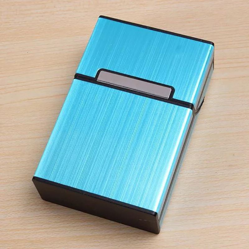 1PC Smoking Cigarettes Aluminum Cigarette Case Cigar Tobacco Holder Pocket Box Storage Container Gift Box Hot Sale
1PC Smoking Cigarettes Aluminum Cigarette Case Cigar Tobacco Holder Pocket Box Storage Container Gift Box Hot Sale