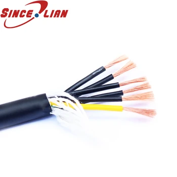 Towline Special Cable Pure Copper Wire Super Soft Drag Chain Cable TRVV5 Core 5core * 0.5 0.75 Square High Speed Movement Line
Towline Special Cable Pure Copper Wire Super Soft Drag Chain Cable TRVV5 Core 5core * 0.5 0.75 Square High Speed Movement Line
