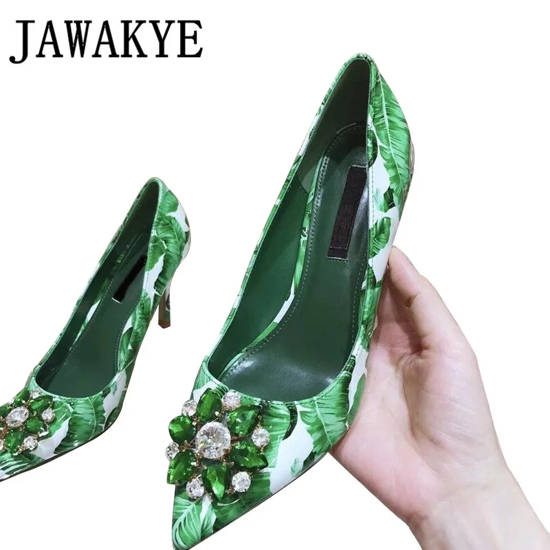 Spring printing rhinestone pumps women pointed toe Colorful diamond crystal high heels 2019 retro banquet wedding shoes female
Spring printing rhinestone pumps women pointed toe Colorful diamond crystal high heels 2019 retro banquet wedding shoes female