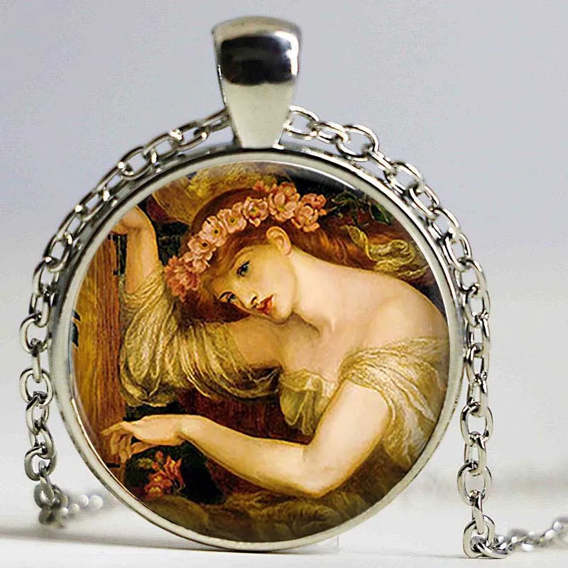 Sea Spell necklace Sea Siren necklace Singer's Gift Sea Siren Glass Rossetti Pre Raphaelite Cabochon Sea Witch pendant
Sea Spell necklace Sea Siren necklace Singer's Gift Sea Siren Glass Rossetti Pre Raphaelite Cabochon Sea Witch pendant