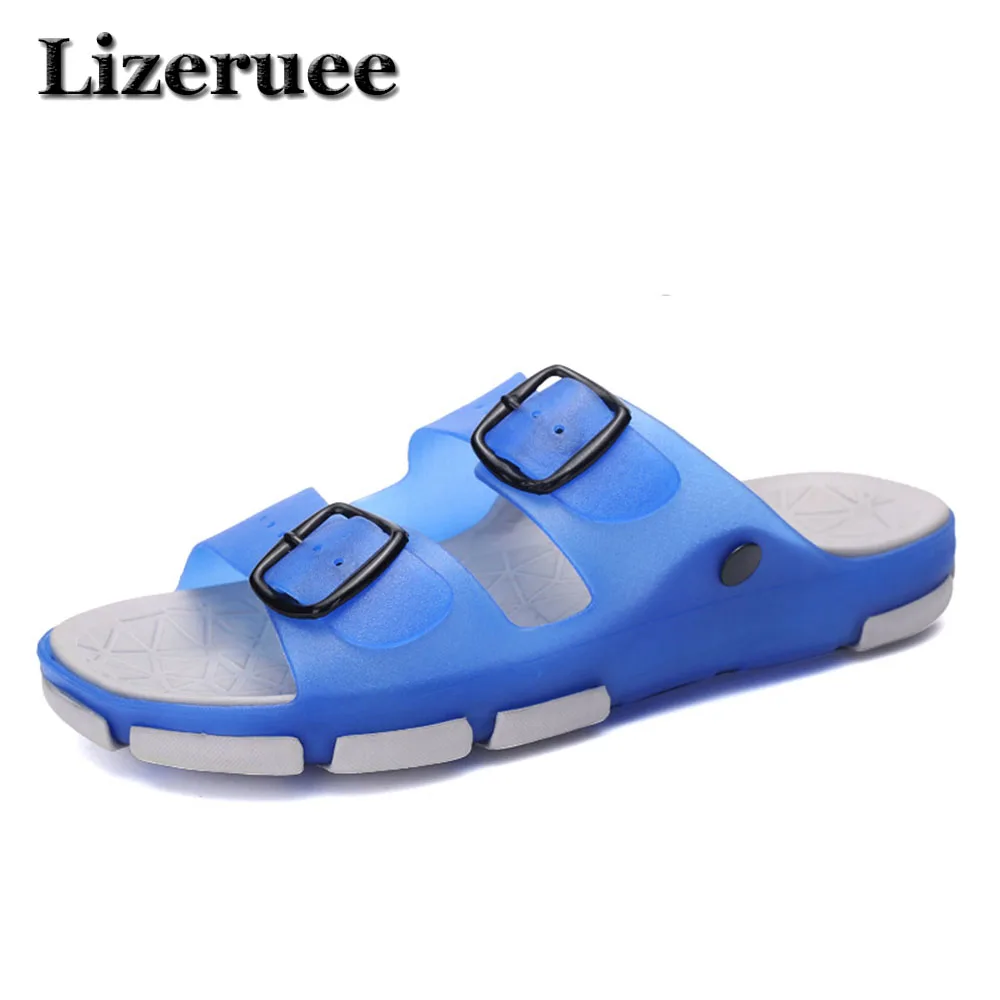 Summer Lovers Beach Shoes PVC Casual Slippers For Men Outdoor Soft Shoes Bathroom Anti-Slip Home Slippers ME419
Summer Lovers Beach Shoes PVC Casual Slippers For Men Outdoor Soft Shoes Bathroom Anti-Slip Home Slippers ME419