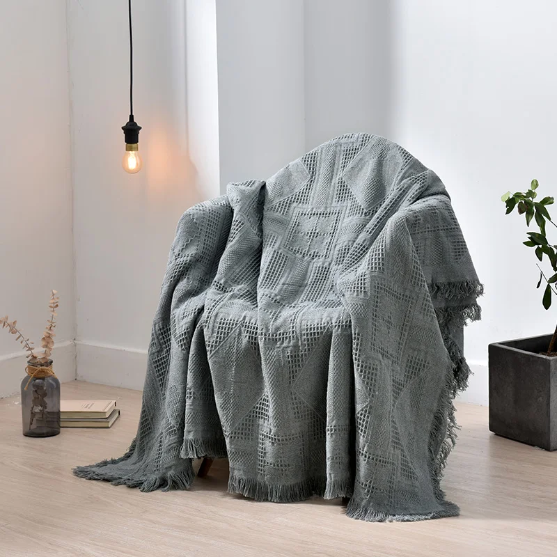 Cotton Thread Blanket Throw Plaid Tassel Sofa towel Slipcover Leisure Blanket For Living Room Couch Armchair Home decoration
Cotton Thread Blanket Throw Plaid Tassel Sofa towel Slipcover Leisure Blanket For Living Room Couch Armchair Home decoration