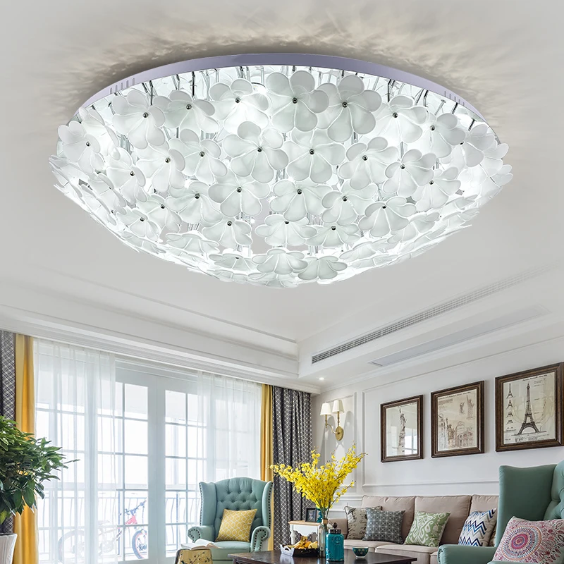 Modern Ceiling Lights Flower Simple American restaurant Nordic living room bedroom Remote control Dimming Lighting fixtures
Modern Ceiling Lights Flower Simple American restaurant Nordic living room bedroom Remote control Dimming Lighting fixtures