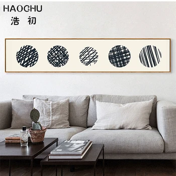 HAOCHU Modern Simple Geometric Lines Canvas Painting Black White Abstract Art Print Poster Wall Picture Living Room Hotel Decor
HAOCHU Modern Simple Geometric Lines Canvas Painting Black White Abstract Art Print Poster Wall Picture Living Room Hotel Decor