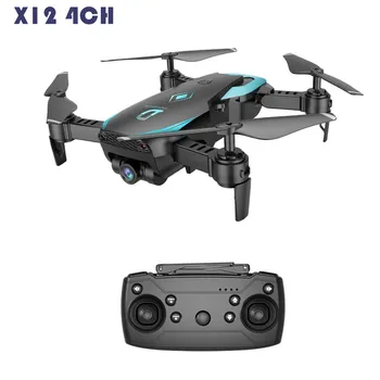 X12 4CH FPV RC Dron HD Camera RC Quadcopter Wide Angle Wifi Altitude Hold One Key Return Headless Mode 3D Flip Foldable VS X5C
X12 4CH FPV RC Dron HD Camera RC Quadcopter Wide Angle Wifi Altitude Hold One Key Return Headless Mode 3D Flip Foldable VS X5C