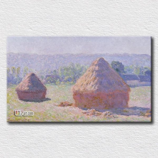 Haystacks painting world famous canvas prints high quality arts for new home decoration hot sell
Haystacks painting world famous canvas prints high quality arts for new home decoration hot sell